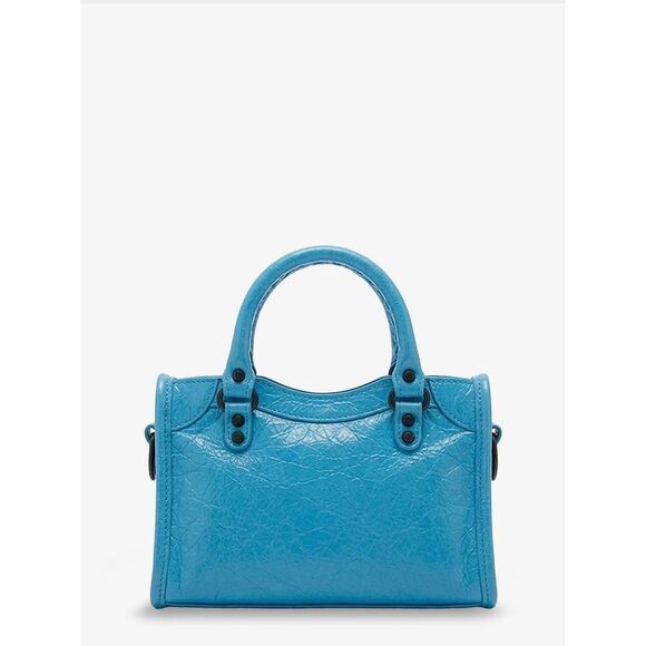 Balenciaga Women Le City Nano Leather Crossbody Bag - Picture 2 of 5